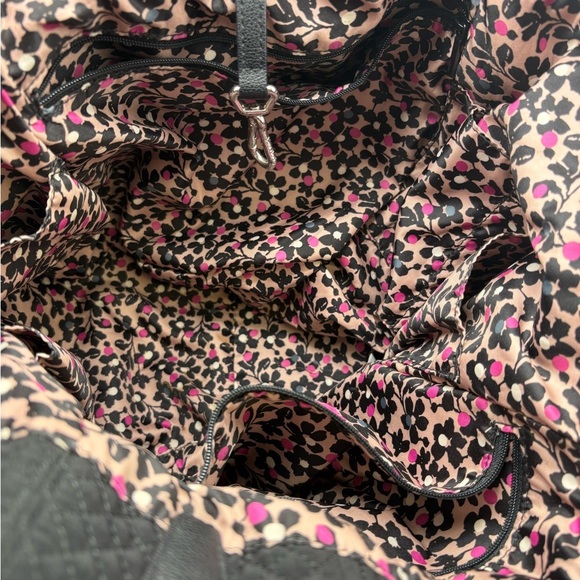 Vera Bradley Black Quilted Change It Up Tote - Picture 6 of 7